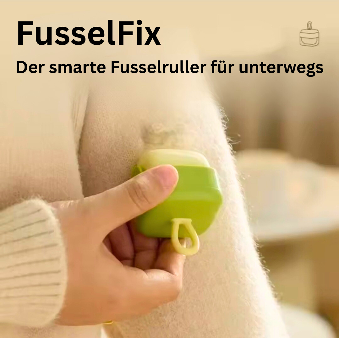 FusselFix-Der smarte Fusselroller für unterwegs